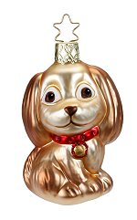 Bruno - Wide Eyed Puppy<br>2018 Inge-glas Ornament